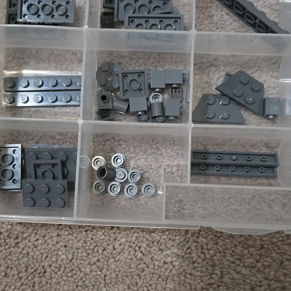 LEGO Bundle of Assorted Building Blocks in Organizer Case
